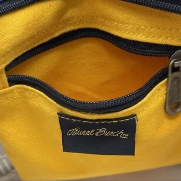 Laurel Burch‎ Colorful Dogs Canvas Tote Bag Boho Artcore Festival Y2K Purse - Picture 6 of 9